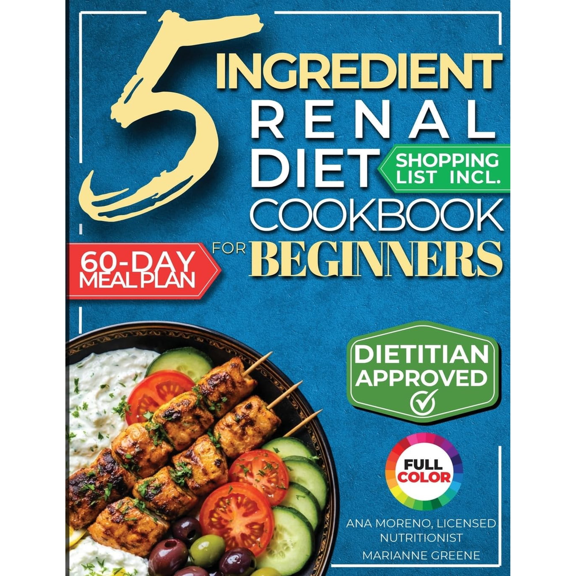 Green Hopex - Libro De Cocina De Dieta Renal De 5 Ingredientes Para Principiantes