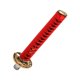 thumbnail image 3 of Perilla De Cambio De Marchas Domineering Samurai Sword Style Catchers Gear Para Coche Manual 20CM Rojo Negro, 3 of 5