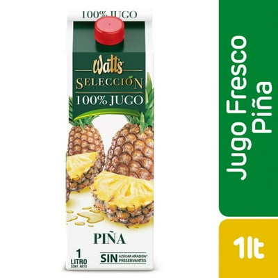Jugo Natural Fresco Piña 1 L Watts
