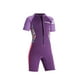 thumbnail image 4 of Traje De Baño Corto Deportivo Para Niñas Traje De Buceo Para Vela Piragüismo Snorkel Violeta M, 4 of 5