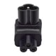 thumbnail image 2 of Enchufe Eléctrico IEC320 C6 A C5, Accesorios, Repuestos, Reemplaza El Adaptador Negro, 2 of 5