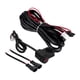 thumbnail image 3 of Kit De Arnés De Cableado De Dos Luces Para Motocicleta, Piezas De Reparación, Cableado De Luz Antiniebla Negra, Cable De 1,6 M, 3 of 5