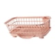 thumbnail image 5 of Cesta Tazón Estante de secado sobre el fregadero Estante para platos Organizador Escurridor Estante de secado de platos para cucharas Tenedores Platos Rosa, 5 of 5