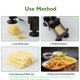 thumbnail image 5 of Cortador de papas fritas Votron de acero inoxidable con 2 cuchillas, 5 of 6