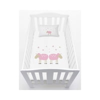 Tuyo Print - Cubreplumón Moisés - Colecho Ovejita Rosada