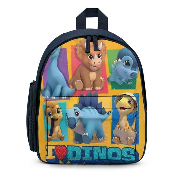 Dino Ranch Mochila Escolar para Niños y Niñas, Mochila Infantil Ligera de Alta Calidad, Grande y Duradera Azul