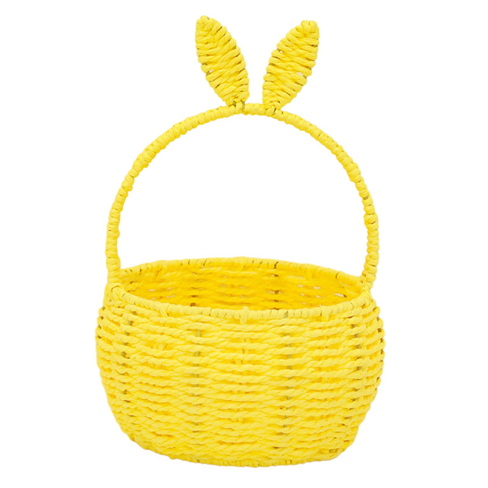 Bothyi - Cesta Tejida Decoración De Pascua Cesta De Pascua Para Exhibir Favores De Fiesta De Verduras