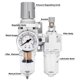 thumbnail image 2 of Lubricador regulador de filtro de aire comprimido NANPU 1/4 NPT, 2 of 7