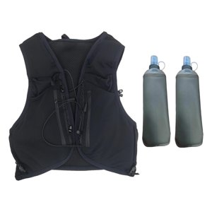 Ioensy - Chaleco De Hidratación Para Correr Con Botellas De Agua, Bolsa Deportiva Para Senderismo, Ciclismo, Talla L