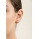 thumbnail image 2 of Aros Abridores Estrella 5 Puntas 7mm Oro 18k Rosado Mujer Rosa Claro, 2 of 3