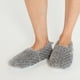 thumbnail image 1 of Pantufla de Mujer Zapatilla Chenille Gris Claro, 1 of 3