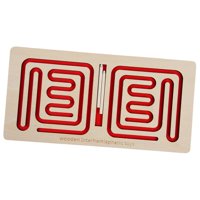 Magideal - Juguete De Habilidades Motoras Finas, Bolígrafo De Juguete, Tablero De Rompecabezas De Entrenamiento, Juguete Sensorial Para El Desarrollo Del Cerebro Rojo