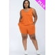 thumbnail image 1 of Cómodo Conjunto de Camiseta sin Mangas y Shorts en Talla Grande, 1 of 12