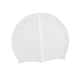thumbnail image 4 of Gorro De Natación De Color Puro, Gorro De Natación De Silicona Para Deportes Acuáticos, Navegación, Pelo Largo, Blanco, 4 of 5