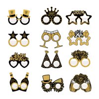 Bothyi - 12 Uds. Anteojos De Año Nuevo Decoración De Año Nuevo Para Suministros De Fiesta Eventos Festival