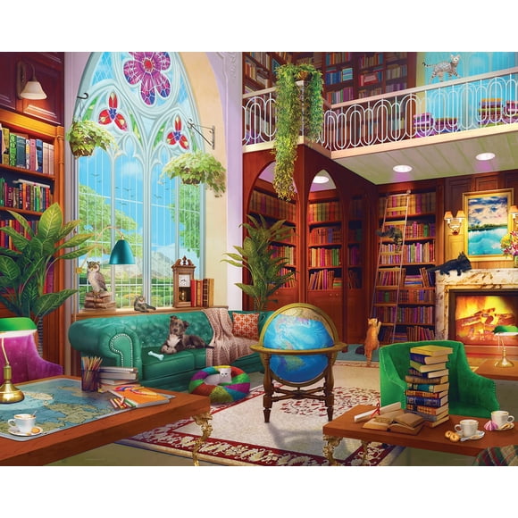 Rompecabezas Springbok The Library 1000 piezas para adultos