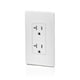 thumbnail image 3 of Enchufe eléctrico de pared Leviton Decora, resistente a manipulaciones, 20 A, 3 of 4