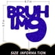 thumbnail image 2 of Cake Topper Cutylight Brush I'm 13 Official Teenager Blue, 2 of 5