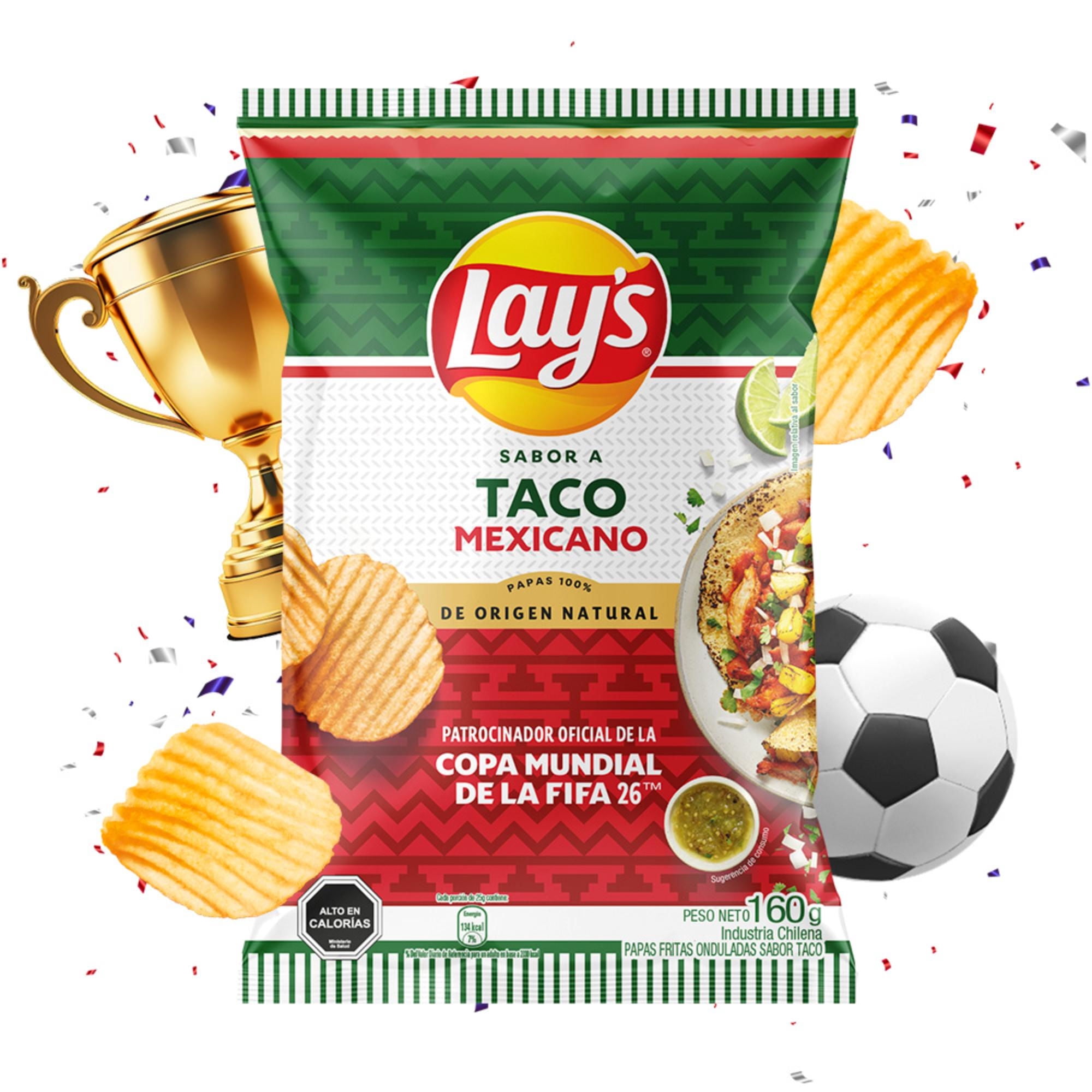 Papas Fritas Lay's Sabor Taco Mexicano