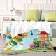 thumbnail image 4 of Henry, el Monstruo Cariñoso anti-pilling, suave, ligera, esponjosa y acogedora de lujo para hogar y cocina – Perfecta para niños y adultos,150X130cm, 4 of 6