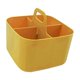 thumbnail image 3 of Canasto Organizadora De Almacenamiento De Ducha Con Asa Para Acondicionador De Baño, Guardería, 4 Ranuras, Color Amarillo, 3 of 3