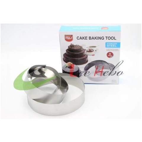 Genérico - Moldes Timbal Cortador 3Pcs Circulo Metal Repostería Cocina