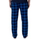 thumbnail image 2 of Pantalón de pijama con forro polar Fruit of the Loom para hombre, color azul, talla L, 2 of 3