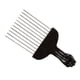 thumbnail image 1 of Metal Hair Pick Curly Hair Styling Puño Afro Pick Mujer Negro, 1 of 5