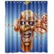 thumbnail image 1 of Cortina de ducha de Iron Maiden, juego de cortina de baño con ganchos, tamaño 66 x 72 pulgadas, 1 of 3