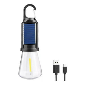 Max - Pack 2 Ampolleta Recargable Solar/Usb Impermeable Camping