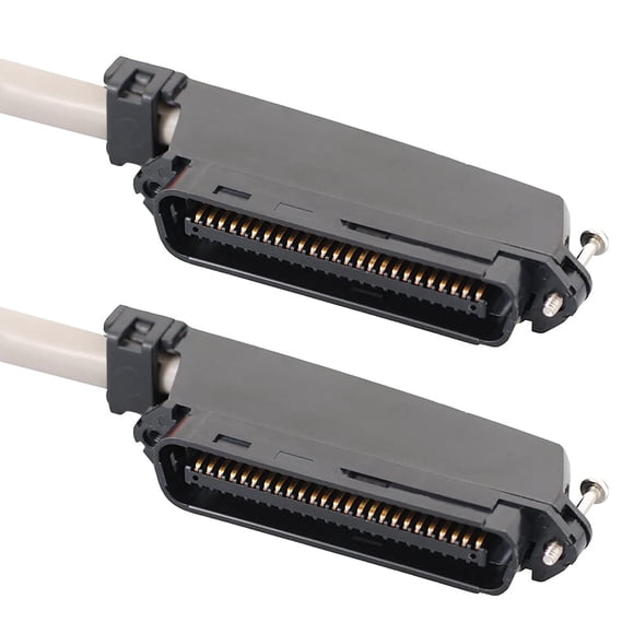 Cable Telco ICC macho a macho, 25 pares, Cat3, 24 AWG, 7,6 m, gris