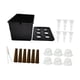 thumbnail image 2 of Sistema De Cultivo Hidropónico. Kit De Cultivo Hidropónico Para Balcón De Hotel. Parterre. Negro., 2 of 5