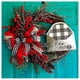 thumbnail image 3 of Corona de Navidad Decorativa Con Lazo 35 cms, 3 of 3