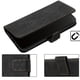 thumbnail image 2 of Funda tipo cartera para Xiaomi 15 Pro con tarjetero, bolsillo para billetes, soporte, cierre magnético y correa para la muñeca, funda tipo folio con textura geométrica negro, 2 of 5