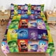 thumbnail image 1 of x499 Inside Out 2 Bed Duvet Cover Microfiber Bedding Sets 3D Printed Lightweight 3 Piece Comforter Sets, 1 Duvet Cover And 2 Pillow Shams for Kids Boys Girls 90"x90" jn499, 1 of 5