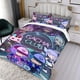 thumbnail image 3 of Vida Gacha Conjunto de sábanas temático, trío de piezas, cómodo y amigable con la piel, diseño único, regalo de decoración para el hogar para familiares, amigos y fans,140cm *210cm, 3 of 6