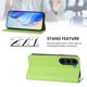 thumbnail image 3 of Funda Billetera con Soporte para Samsung Galaxy S23 Plus Bloqueo RFID Plegable Verde claro, 3 of 6