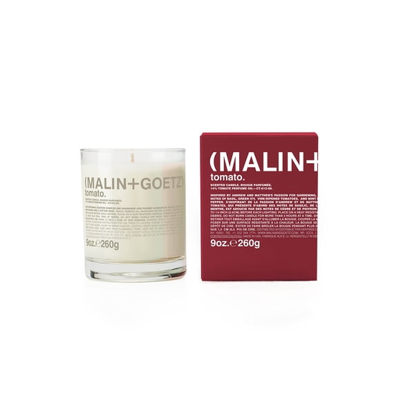 Candle Malin + Goetz Tomate, aroma a tomate de cosecha propia, 60 h