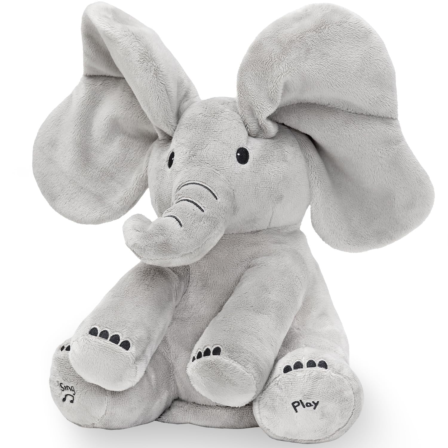 Peluche Elefante Tippi Peek A Boo 30x30x33 Cm Suave