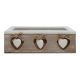 thumbnail image 1 of Caja de té de madera 3 divisiones dorada, 1 of 3