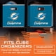 thumbnail image 3 of Cubo de almacenamiento plegable Franklin Sports NFL Miami Dolphins, 3 of 9