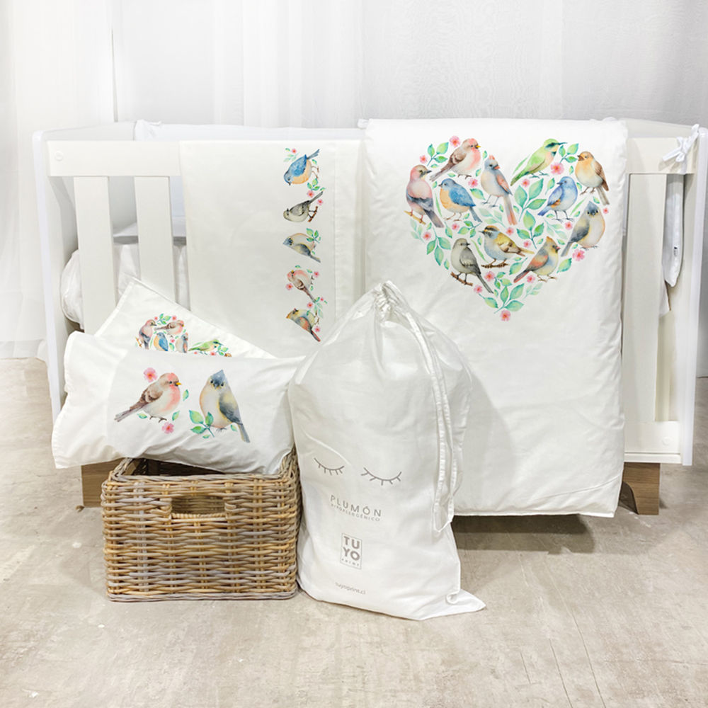 Tuyo Print - Set Pack & Play - - Pajaritos