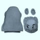 thumbnail image 3 of Fundas Para Sillas Para Juegos, Funda Elástica Para Sillón, Fundas Para Sillas De Ordenador, Color Gris, 3 of 3