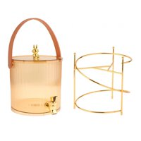 Bothyi - Dispensador De Bebidas Con Grifo, Contenedor Dispensador De Bebidas Para Mesa De Frigorífico, 19Cm X 33Cm, 3,5L, Té Y Soporte