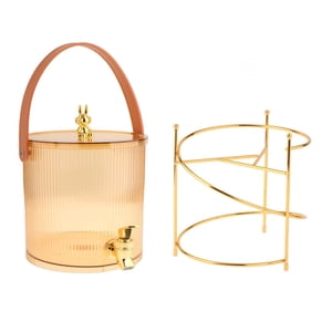 Bothyi - Dispensador De Bebidas Con Grifo, Contenedor Dispensador De Bebidas Para Mesa De Frigorífico, 19Cm X 33Cm, 3,5L, Té Y Soporte