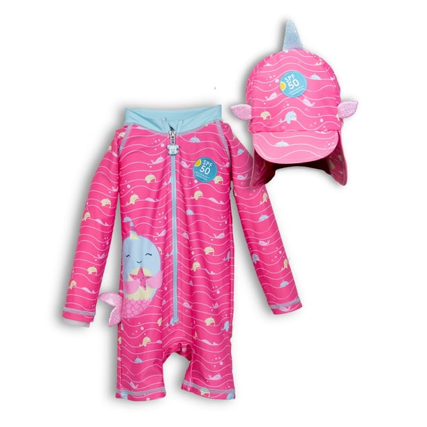 Traje de Baño Bebé Niña Fucsia Pillin