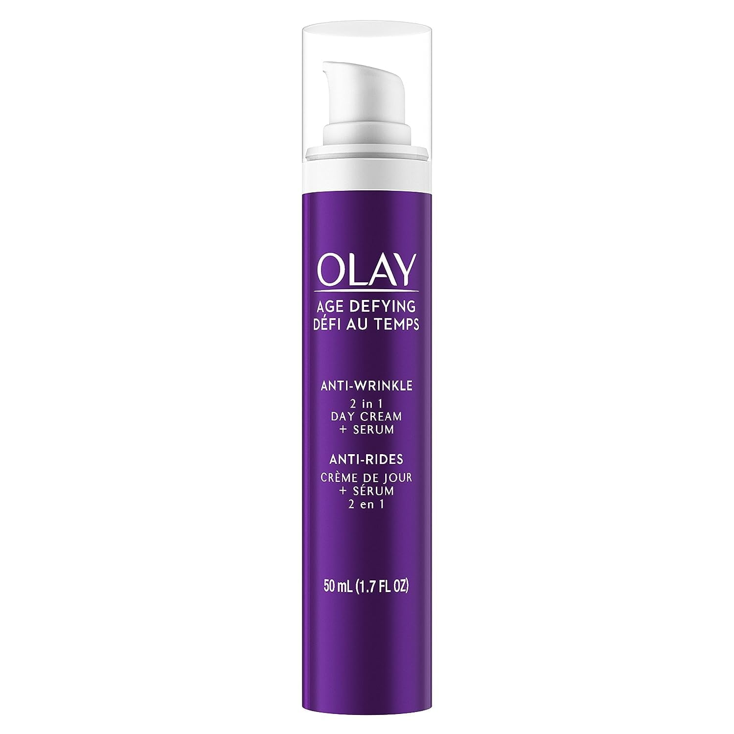 Crema De Día Antiarrugas 2 En 1 Serum Olay Antienvejecimiento, 50 Ml