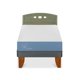 thumbnail image 1 of Cama Europea Excellence 1 Plaza Base Normal, 1 of 11