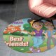 thumbnail image 4 of Blippi Alfombra Redonda de Felpa Coral, Antideslizante, No Desprende Pelusas, Lavable y Duradera para Salón, Dormitorio y Habitación de Niños 60cm, 4 of 6