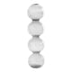 thumbnail image 4 of Florero De Cristal De Burbujas Bola De Cristal Arreglo Floral Arte Hogar Decoración Del Hogar 4 Bolas Transparentes, 4 of 5